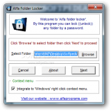 Alfa Folder Locker  1.0 poster