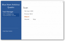 Blue Atom Antivirus  4.1 Build 278 Beta 2 image 1
