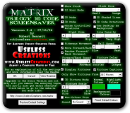 Matrix Trilogy 3D Code Screensaver  3.4 image 1