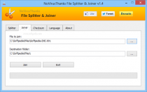 NoVirusThanks File Splitter & Joiner  1.6.1.0 image 1