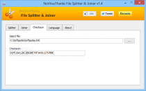 NoVirusThanks File Splitter & Joiner  1.6.1.0 image 2