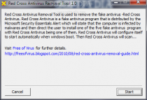Red Cross Antivirus Removal Tool  1.0 poster