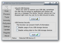USB Virus Scan  2.44 Build 0712 image 1