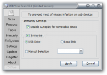 USB Virus Scan  2.44 Build 0712 image 2