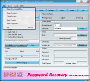 ZIP RAR ACE Password Recovery  2.70.69 image 1